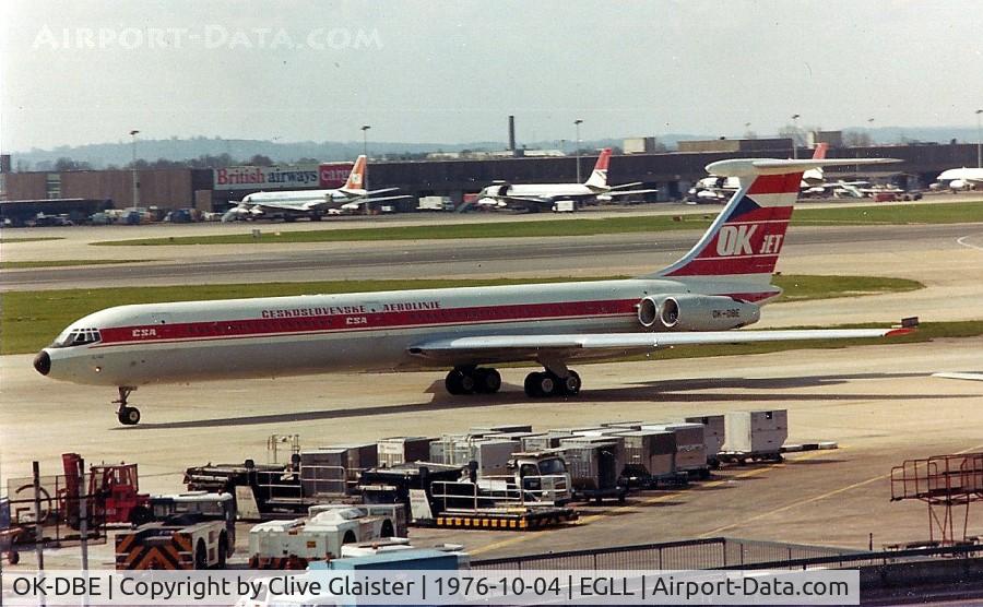 OK-DBE, 1973 Ilyushin Il-62 C/N 31501, Broken up in Prague - Ruzyne in 1992