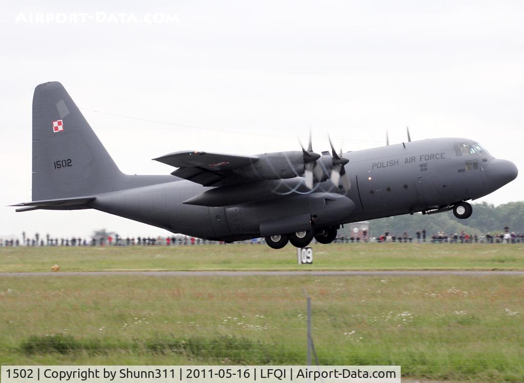1502, 1970 Lockheed C-130E-LM Hercules C/N 382-4414, On take off during NATO Tiger Meet 2011