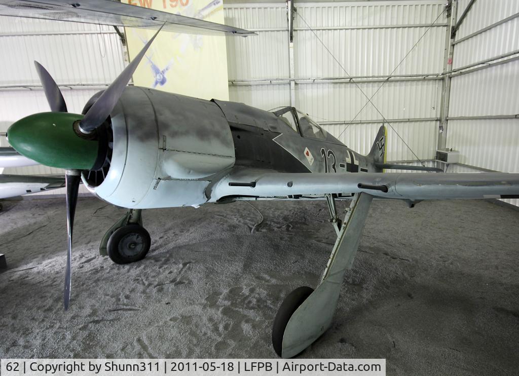 62, SNCAC NC.900 (Focke Wulf Fw.190) C/N 62, Preserved inside Hall 39/45 at Le Bourget Museum...