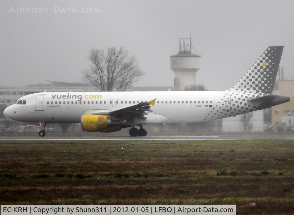 EC-KRH, 2008 Airbus A320-214 C/N 3529, Ready for departure rwy 32R