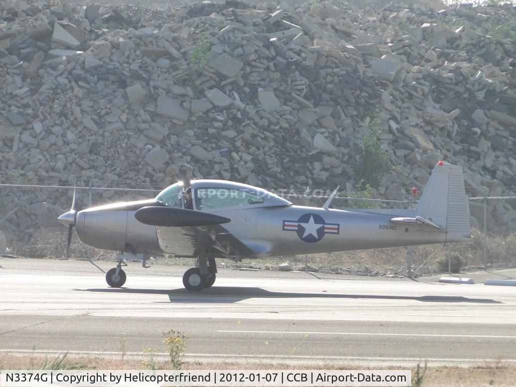 N3374G, 1948 Ryan Navion C/N NAV-4-1280, Waiting in line to taxi towards the tower