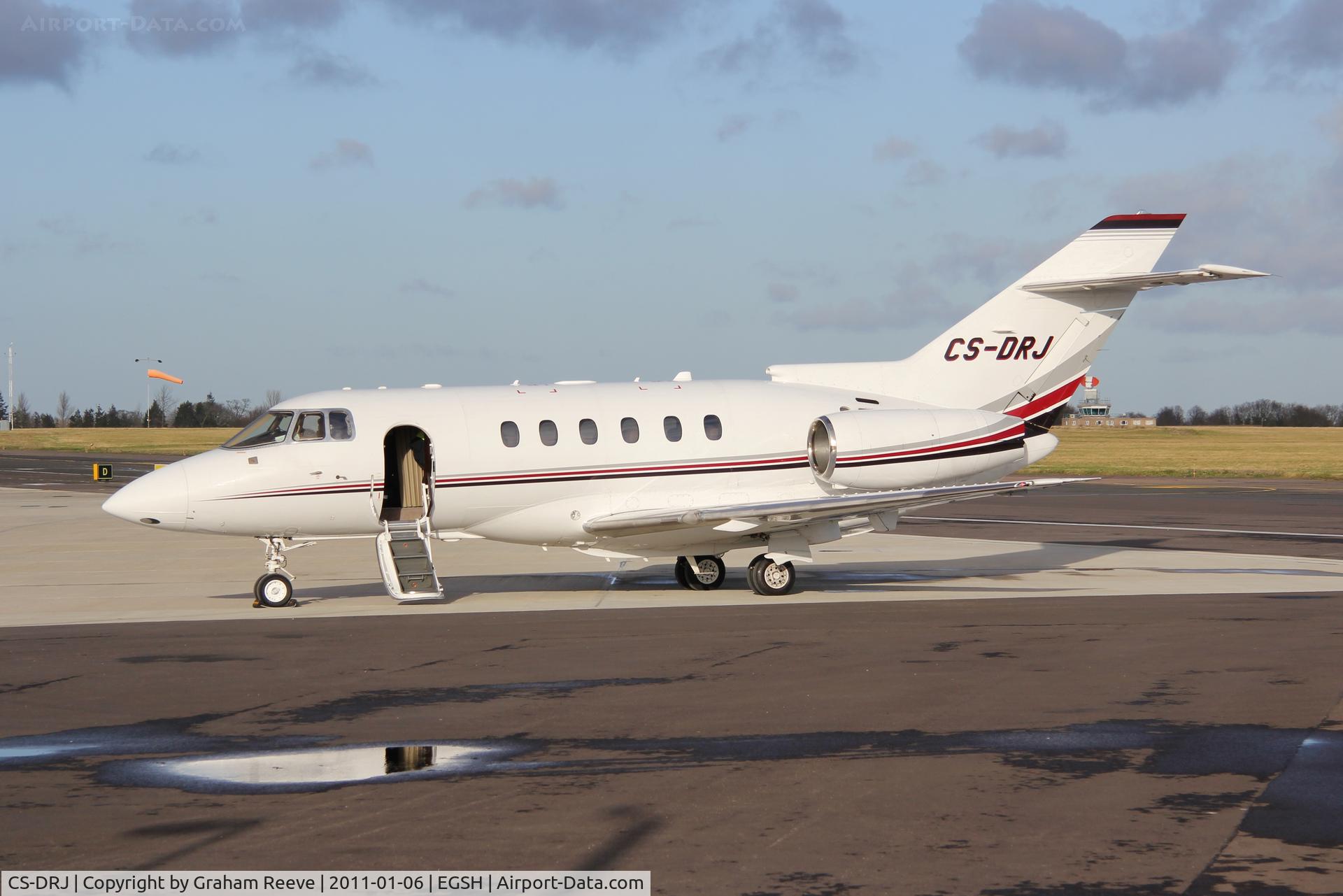 CS-DRJ, 2006 Raytheon Hawker 800XP C/N 258760, Parked at Norwich.