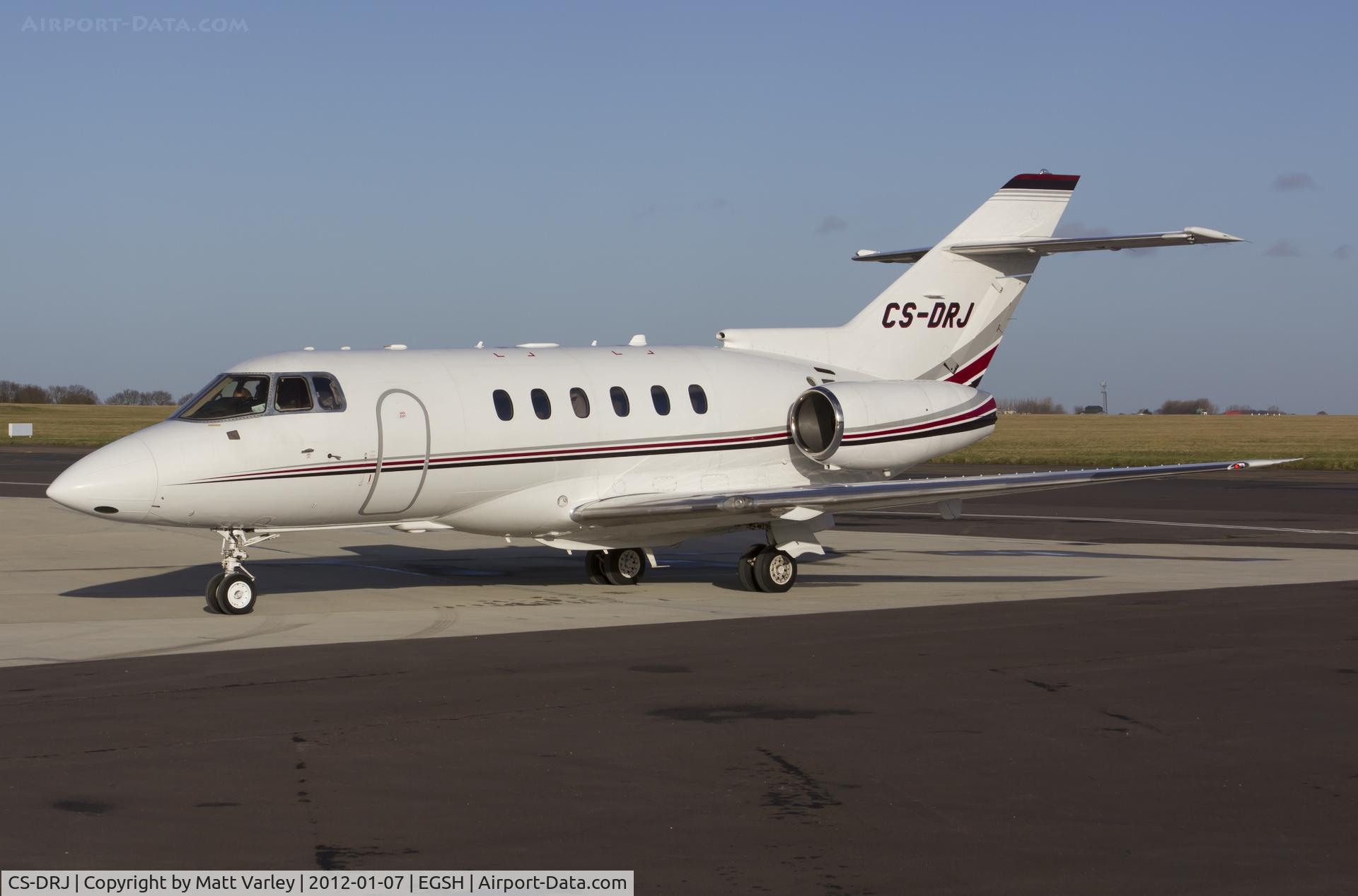 CS-DRJ, 2006 Raytheon Hawker 800XP C/N 258760, Sat on stand at SaxonAir.