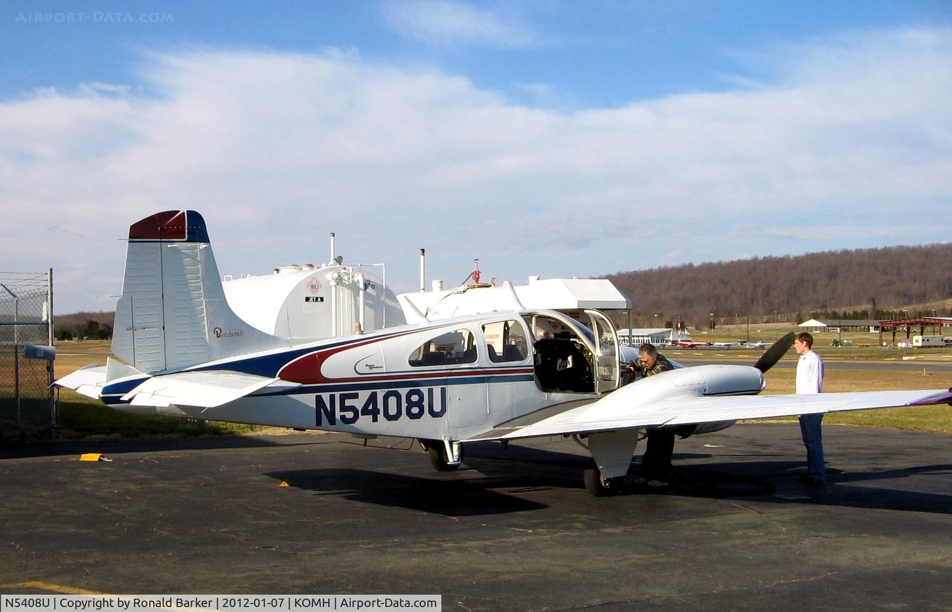 N5408U, 1967 Beech D95A Travel Air C/N TD-698, Orange