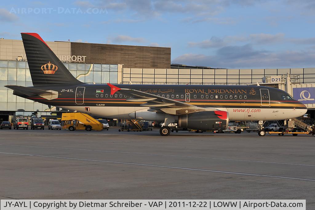 JY-AYL, 2008 Airbus A319-132 C/N 3428, Royal Jordanian Airbus A319