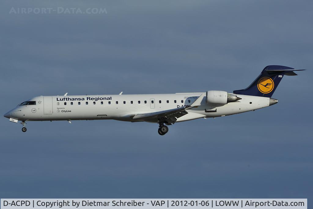 D-ACPD, 2001 Canadair CRJ-701ER (CL-600-2C10) Regional Jet C/N 10015, Lufthansa Cityline Regionaljet 700