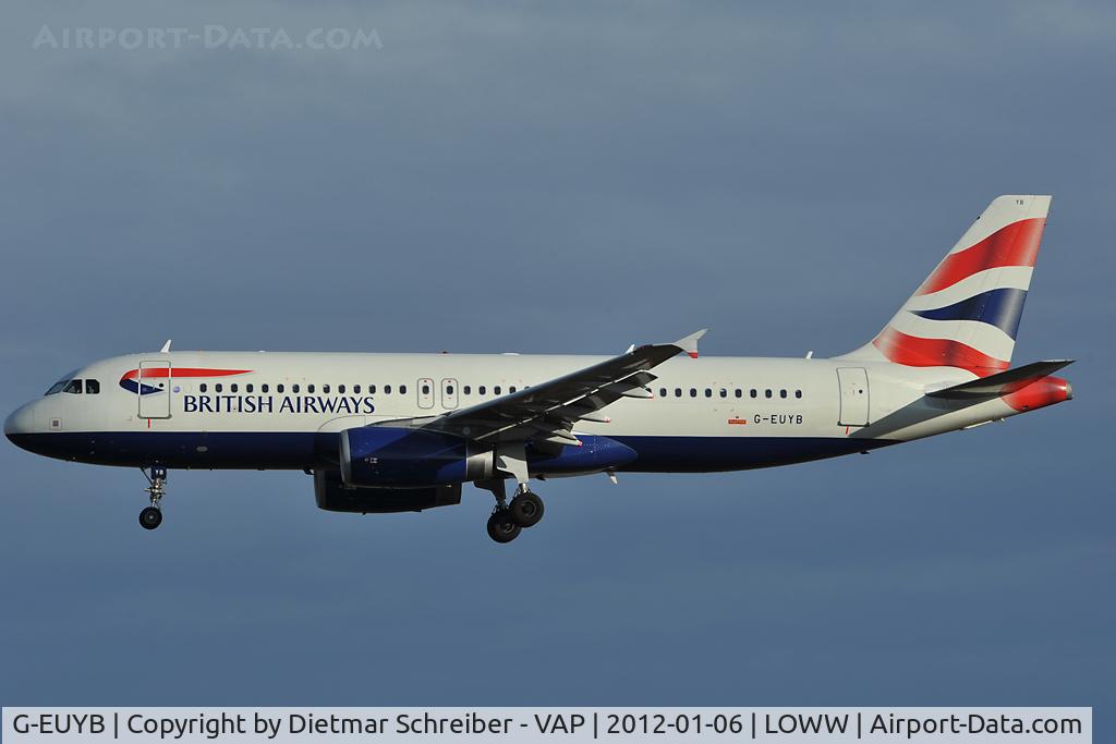 G-EUYB, 2008 Airbus A320-232 C/N 3703, British Airways Airbus A320