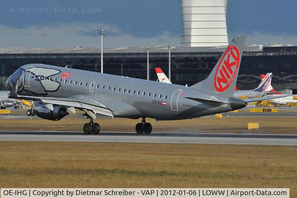 OE-IHG, 2011 Embraer 190LR (ERJ-190-100LR) C/N 19000435, Niki Embraer 190