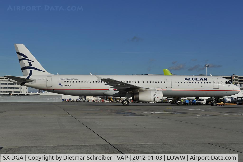 SX-DGA, 2009 Airbus A321-231 C/N 3878, Aegean Airbus A321