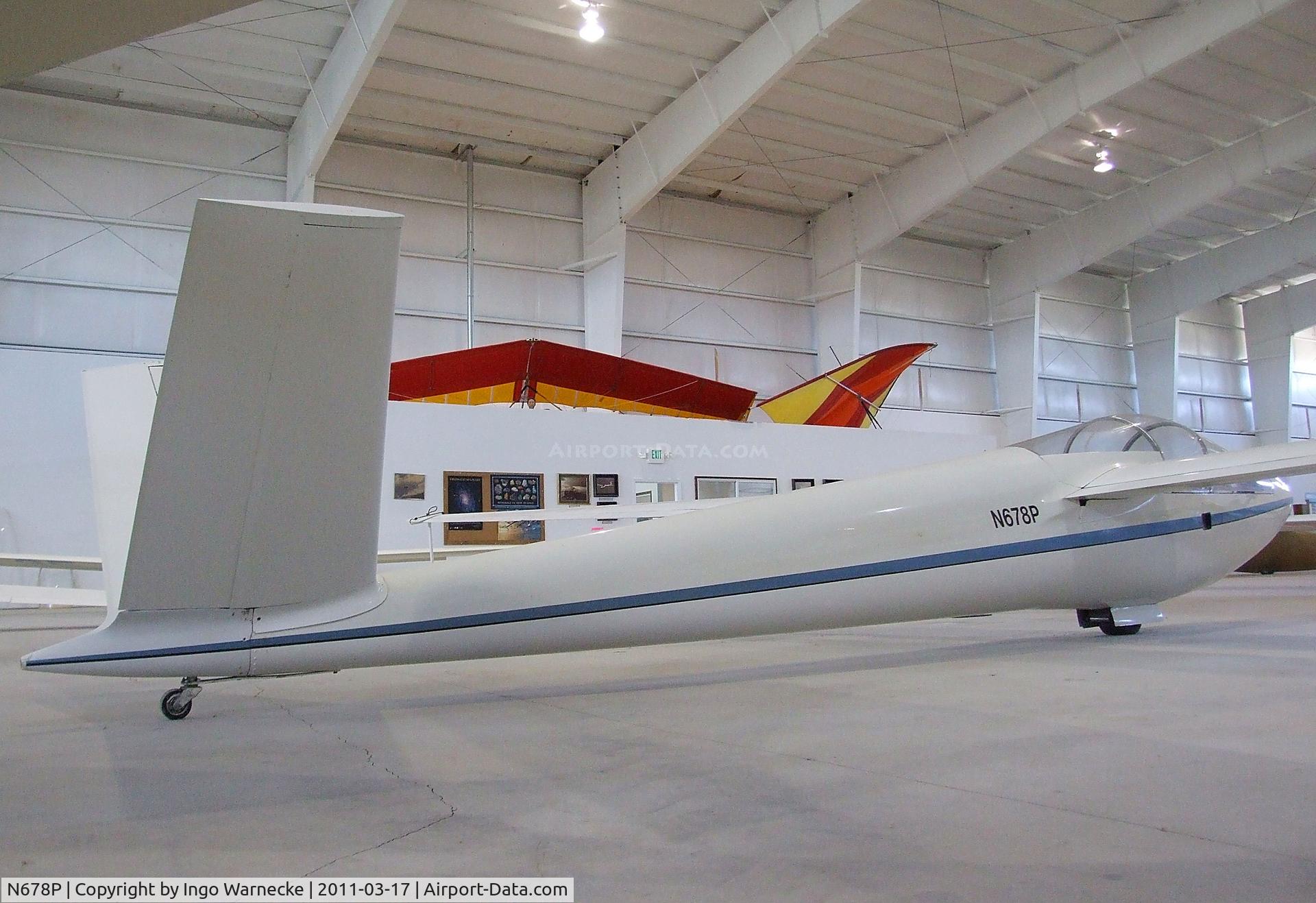 N678P, 1974 Schreder HP-11A C/N 36, Schreder HP-11A at the Southwest Soaring Museum, Moriarty NM