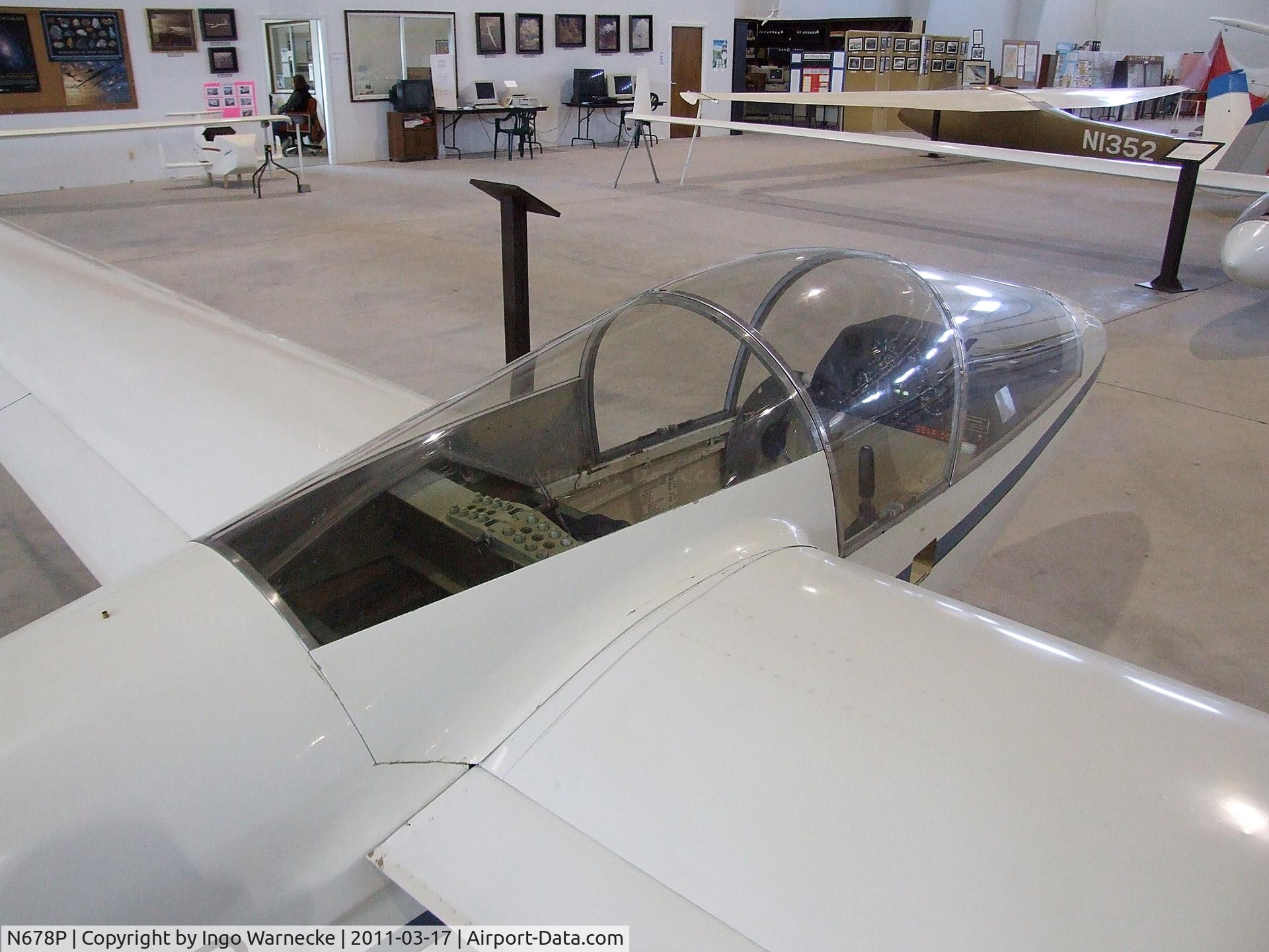 N678P, 1974 Schreder HP-11A C/N 36, Schreder HP-11A at the Southwest Soaring Museum, Moriarty NM