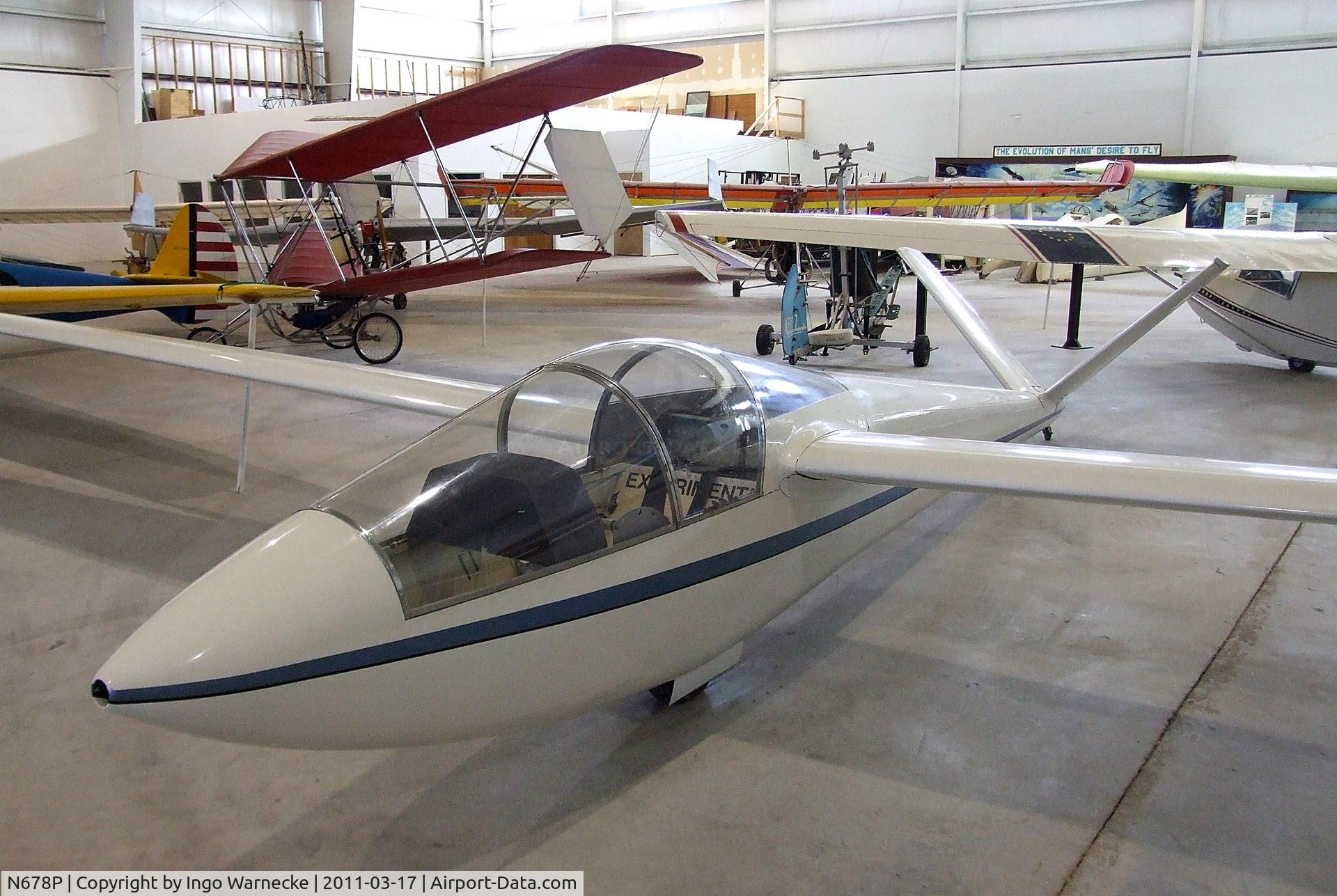 N678P, 1974 Schreder HP-11A C/N 36, Schreder HP-11A at the Southwest Soaring Museum, Moriarty NM