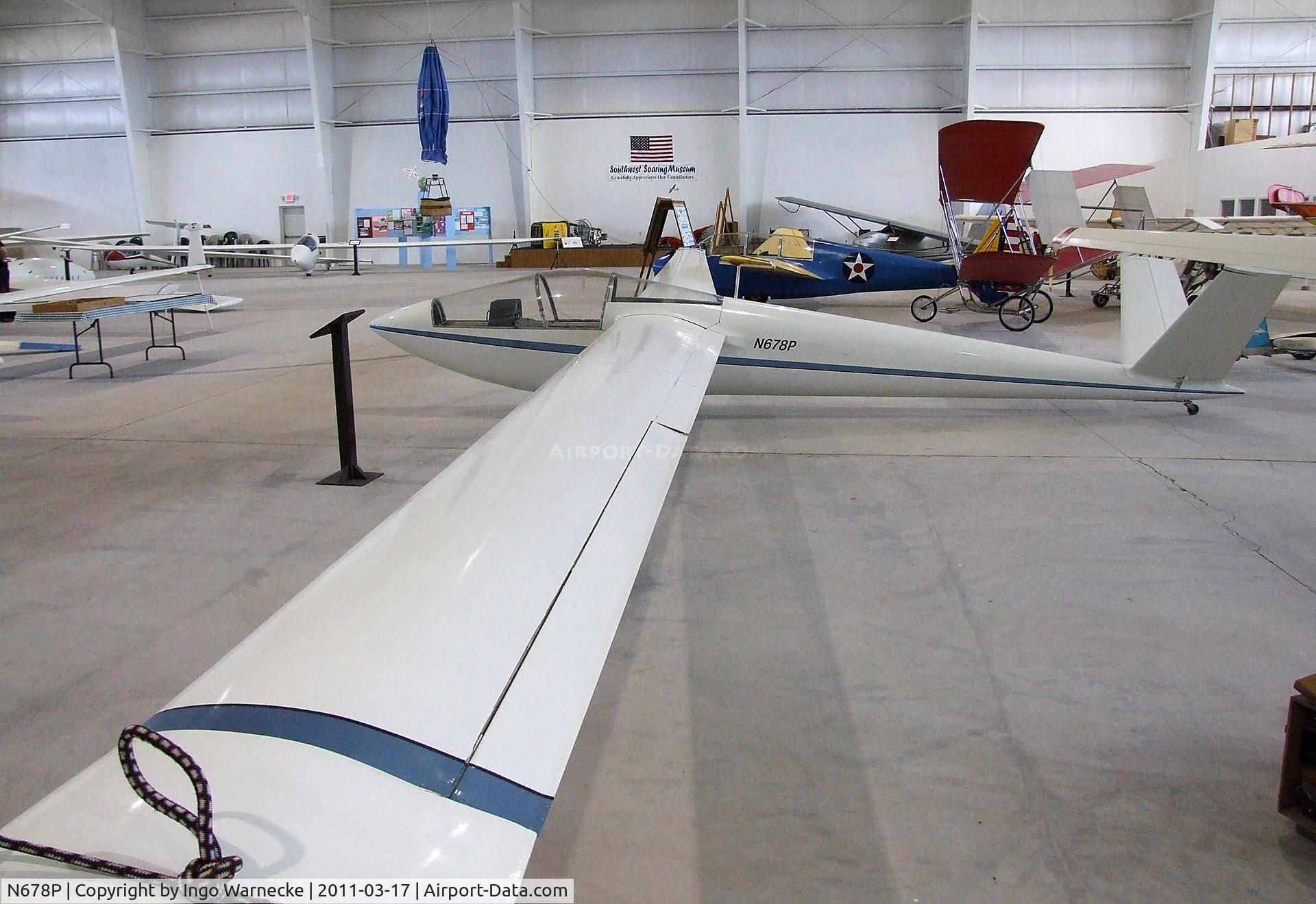 N678P, 1974 Schreder HP-11A C/N 36, Schreder HP-11A at the Southwest Soaring Museum, Moriarty NM