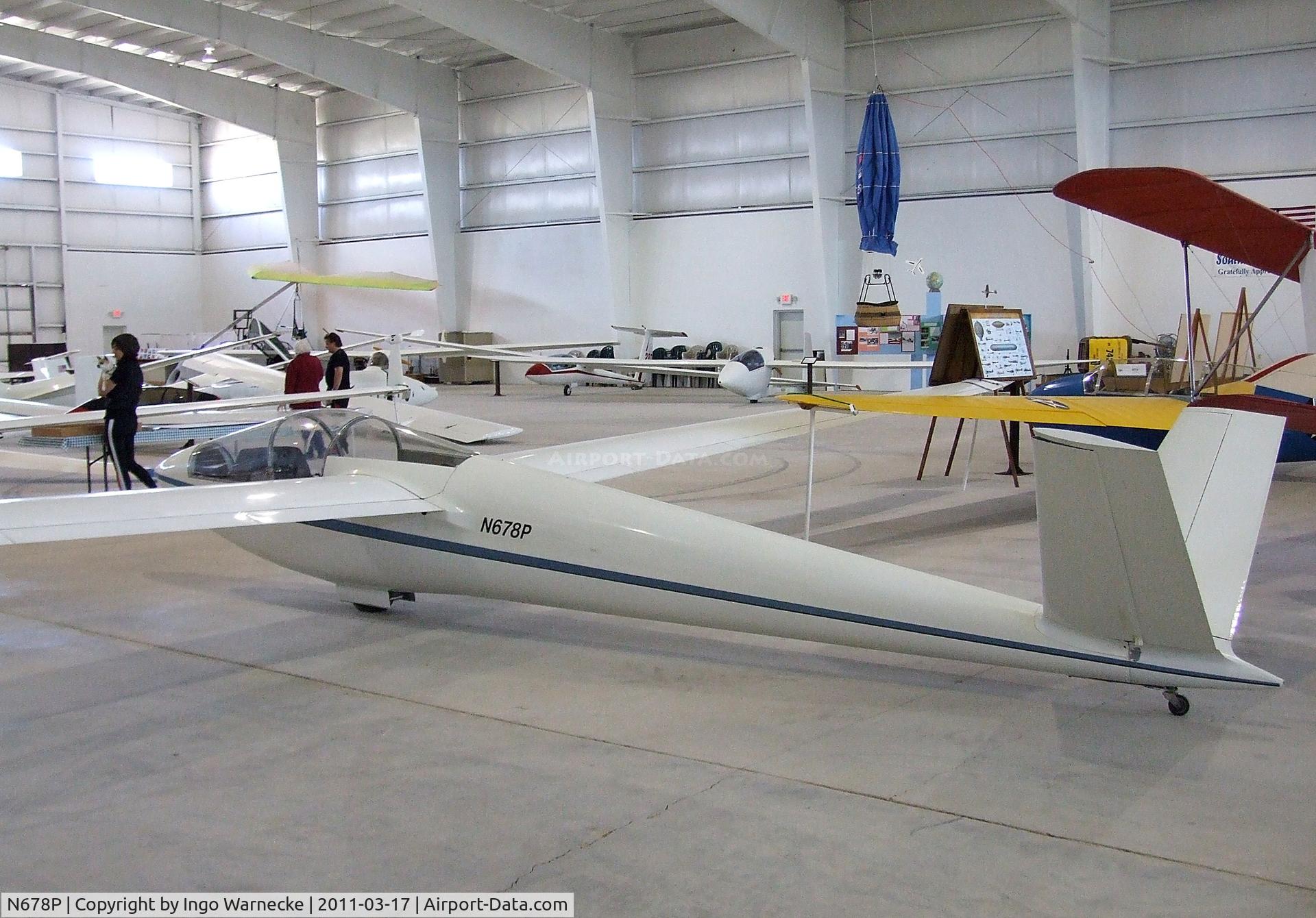 N678P, 1974 Schreder HP-11A C/N 36, Schreder HP-11A at the Southwest Soaring Museum, Moriarty NM