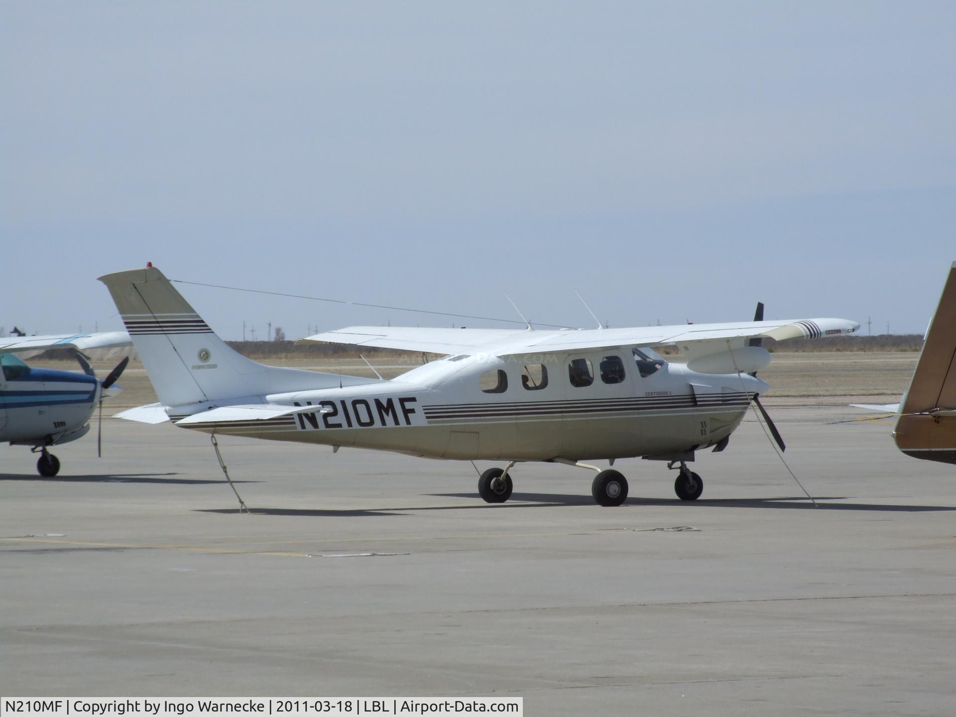 N210MF, 1978 Cessna P210N Pressurised Centurion C/N P21000105, Cessna P210N Pressurised Centurion at Mid-America regional airport, Liberal KS