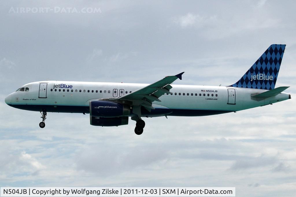N504JB, 1999 Airbus A320-232 C/N 1156, visitor
