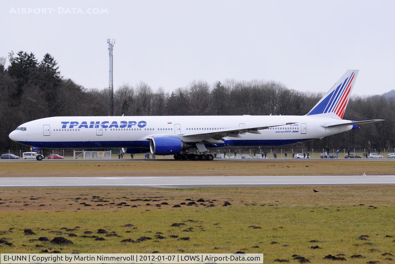 EI-UNN, 1998 Boeing 777-312 C/N 28517, Transaero Airlines