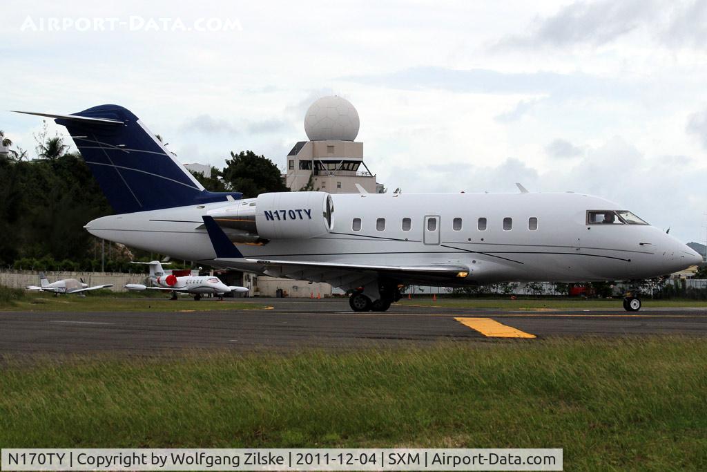 N170TY, 2007 Bombardier Challenger 605 (CL-600-2B16) C/N 5702, visitor