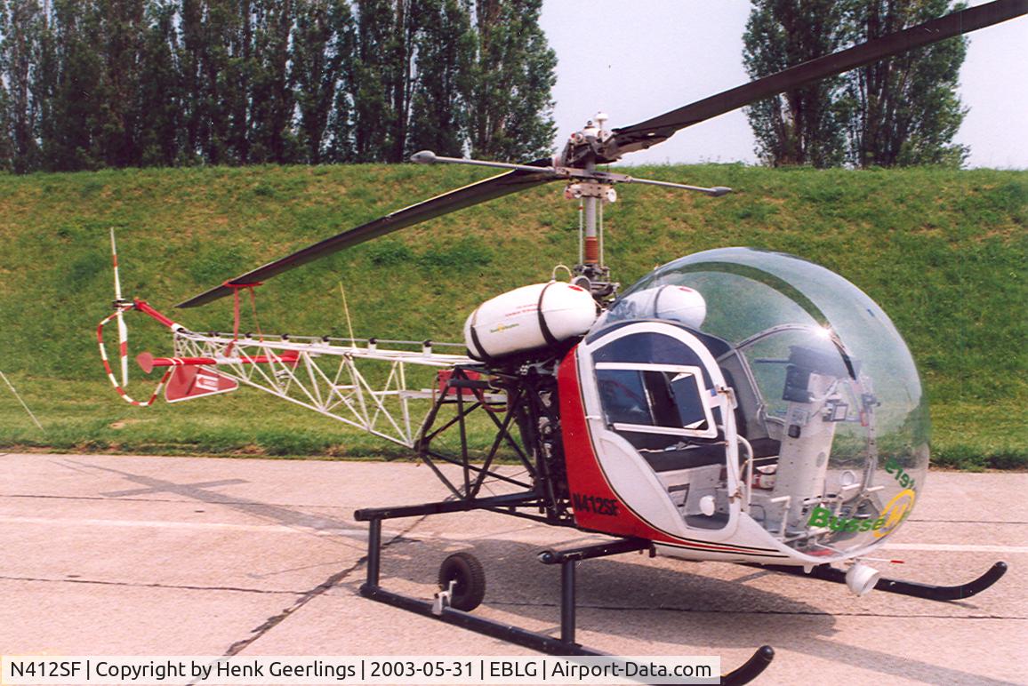 N412SF, 1948 Bell 47G C/N 23, Bierset Heli Meet 2003.
Busse Helicopters