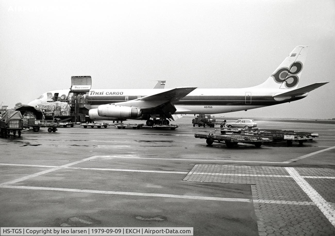 HS-TGS, 1970 Douglas DC-8-62AF C/N 46150, DC-8-62AF Thai Cargo CPH 9.9.79