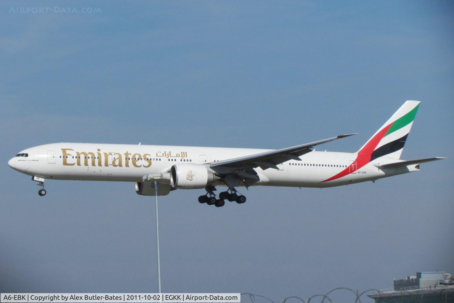 A6-EBK, 2006 Boeing 777-31H/ER C/N 34481, 