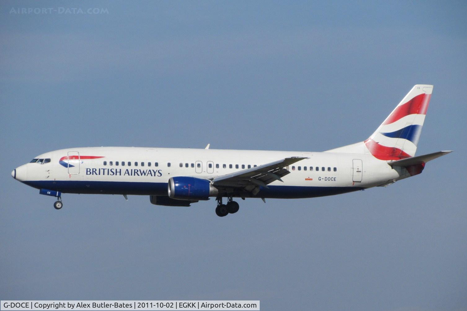 G-DOCE, 1991 Boeing 737-436 C/N 25350, 