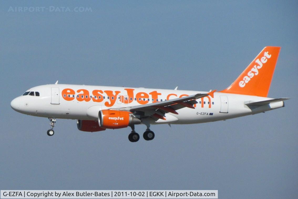 G-EZFA, 2009 Airbus A319-111 C/N 3788, 