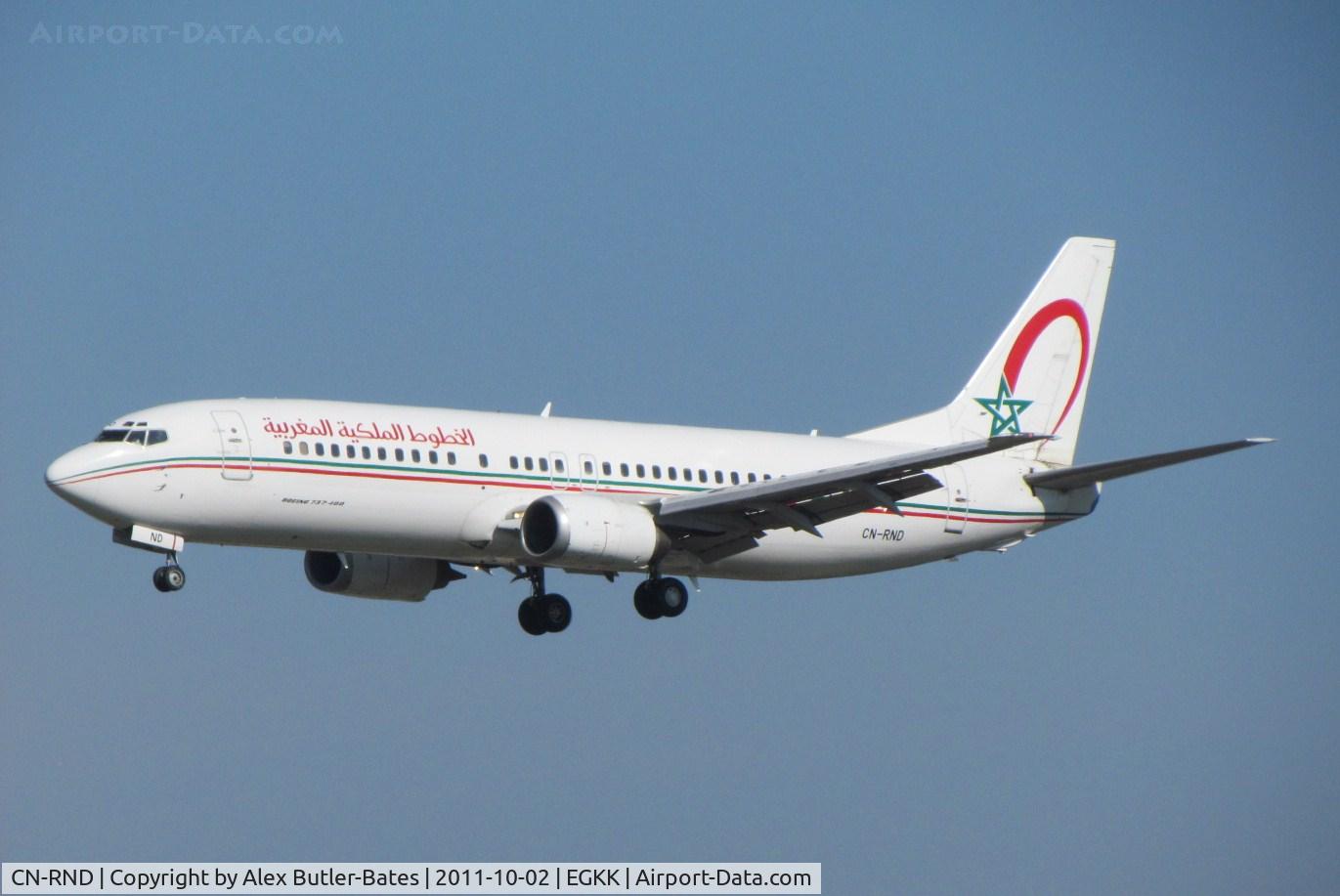 CN-RND, 1994 Boeing 737-4B6 C/N 26530/2588, 