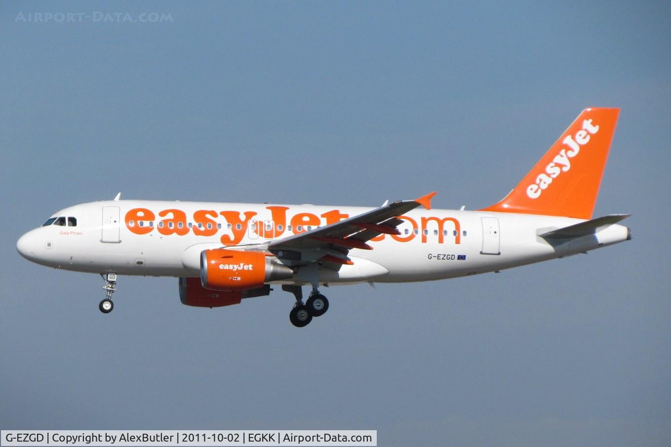 G-EZGD, 2010 Airbus A319-111 C/N 4451, 