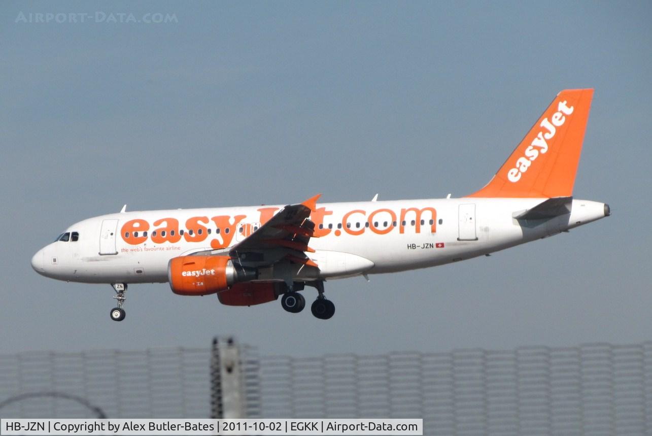 HB-JZN, 2005 Airbus A319-111 C/N 2387, 