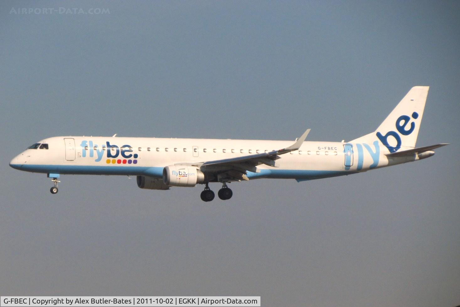 G-FBEC, 2006 Embraer 195LR (ERJ-190-200LR) C/N 19000069, 