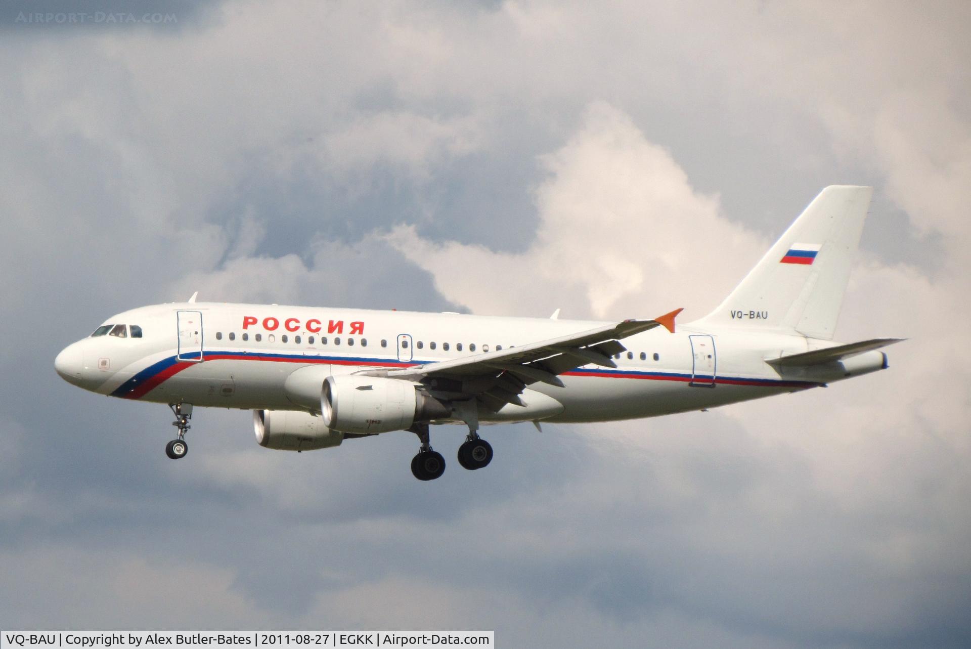 VQ-BAU, 2002 Airbus A319-111 C/N 1851, 
