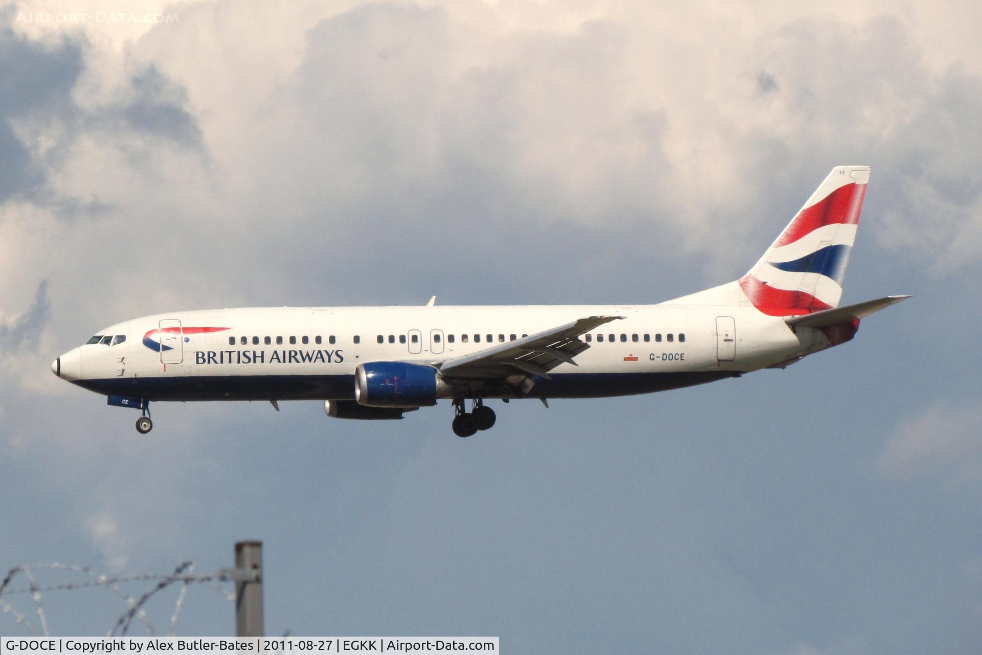G-DOCE, 1991 Boeing 737-436 C/N 25350, 