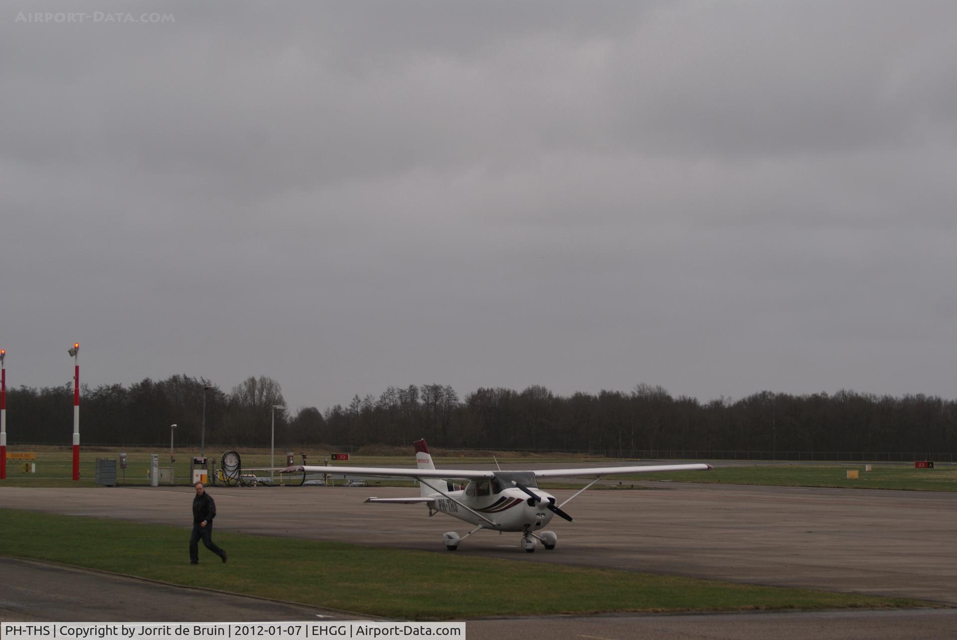 PH-THS, 1979 Cessna 172N C/N 17272193, The PH-THS of AeroEelde parked in front of the Airport Authorities, before a local sightseeing flight.