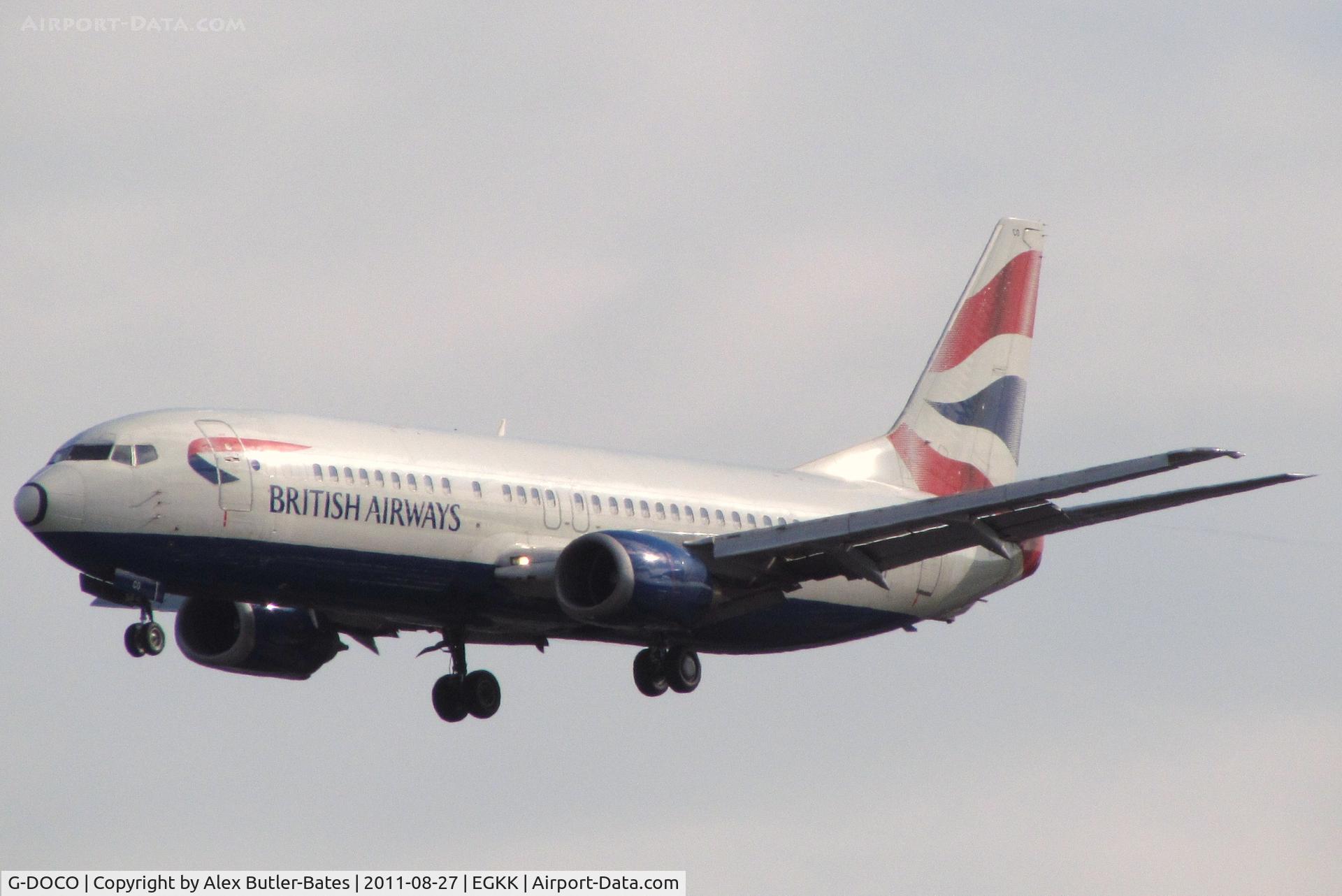 G-DOCO, 1992 Boeing 737-436 C/N 25849, 