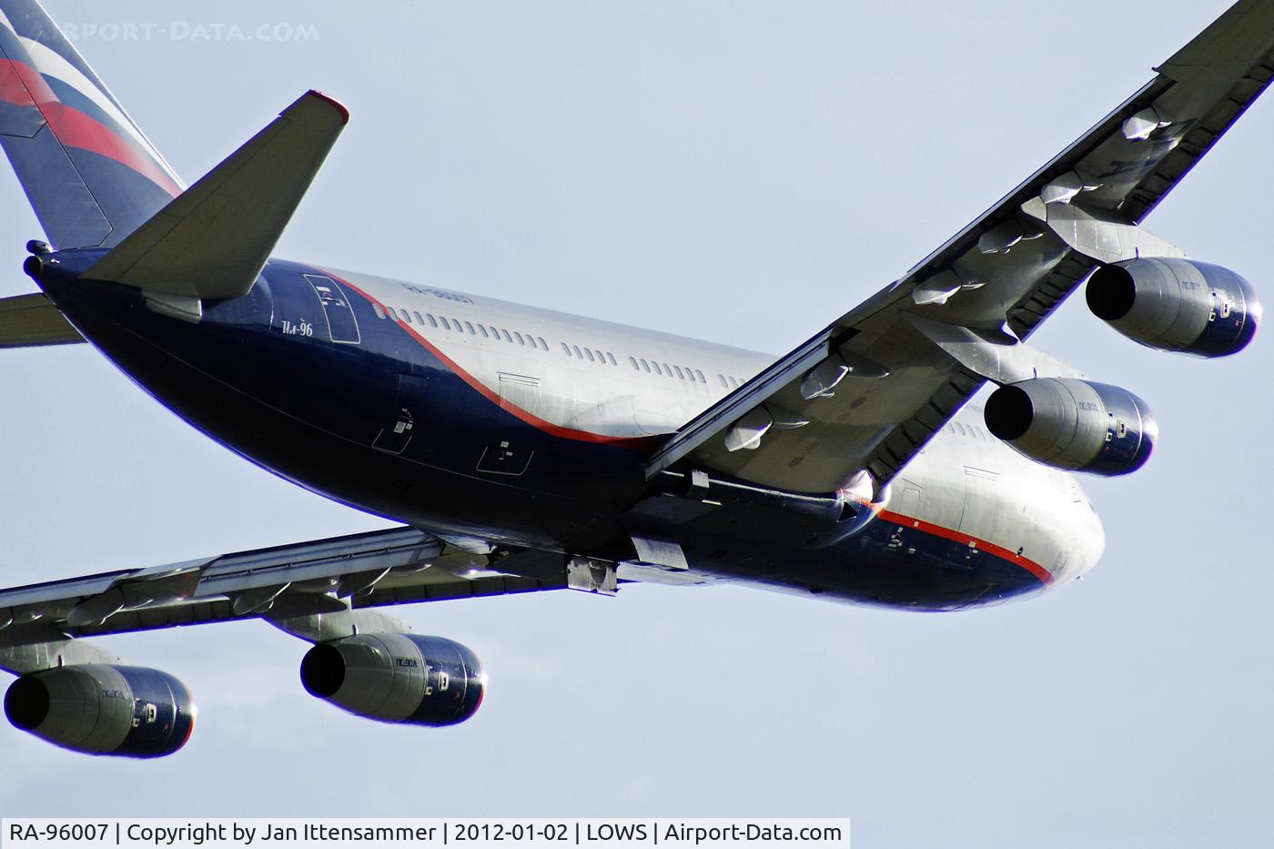 RA-96007, 1992 Ilyushin Il-96-300 C/N 74393201004, RA-96007
