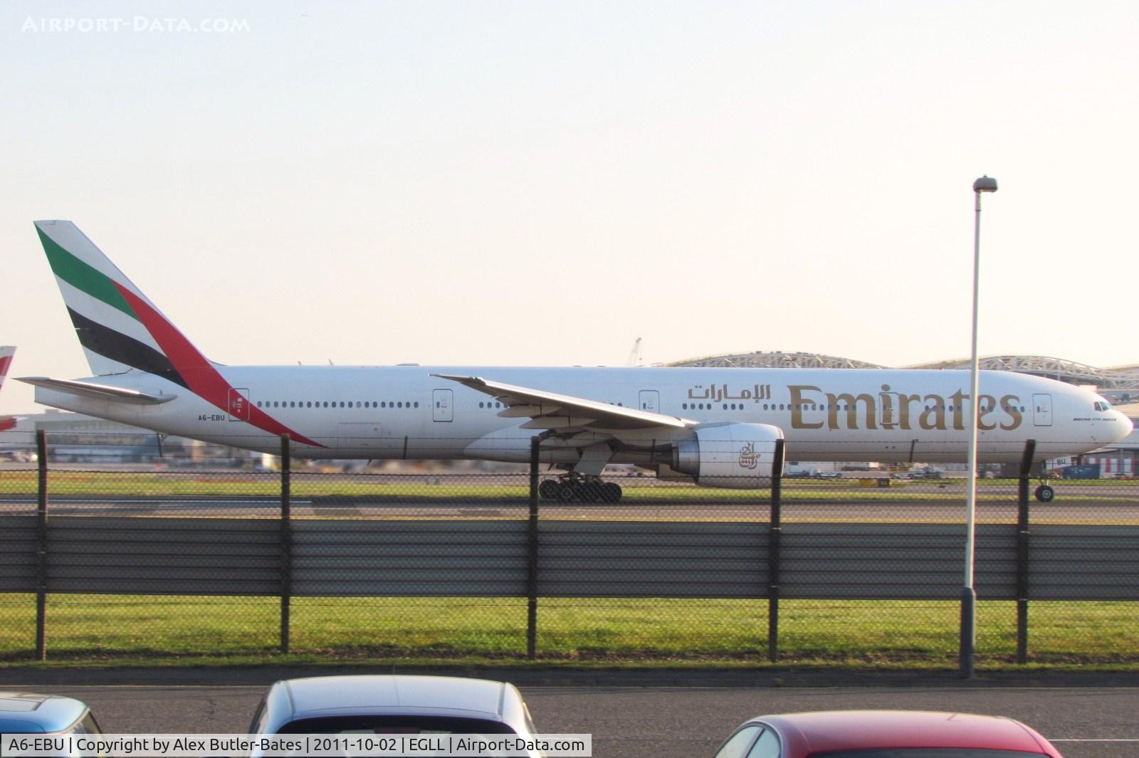 A6-EBU, 2006 Boeing 777-31H/ER C/N 34484, 
