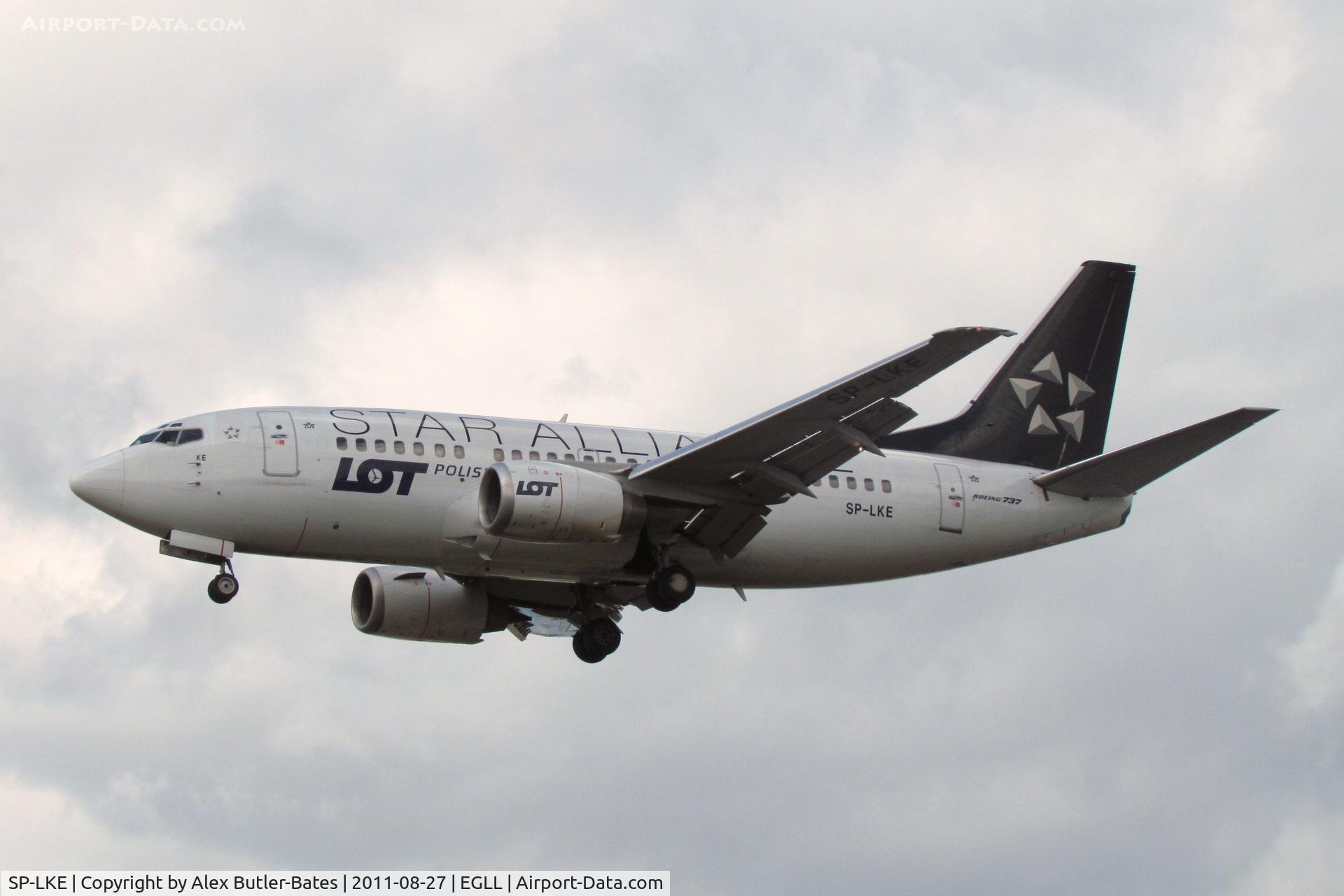 SP-LKE, 1993 Boeing 737-55D C/N 27130, 