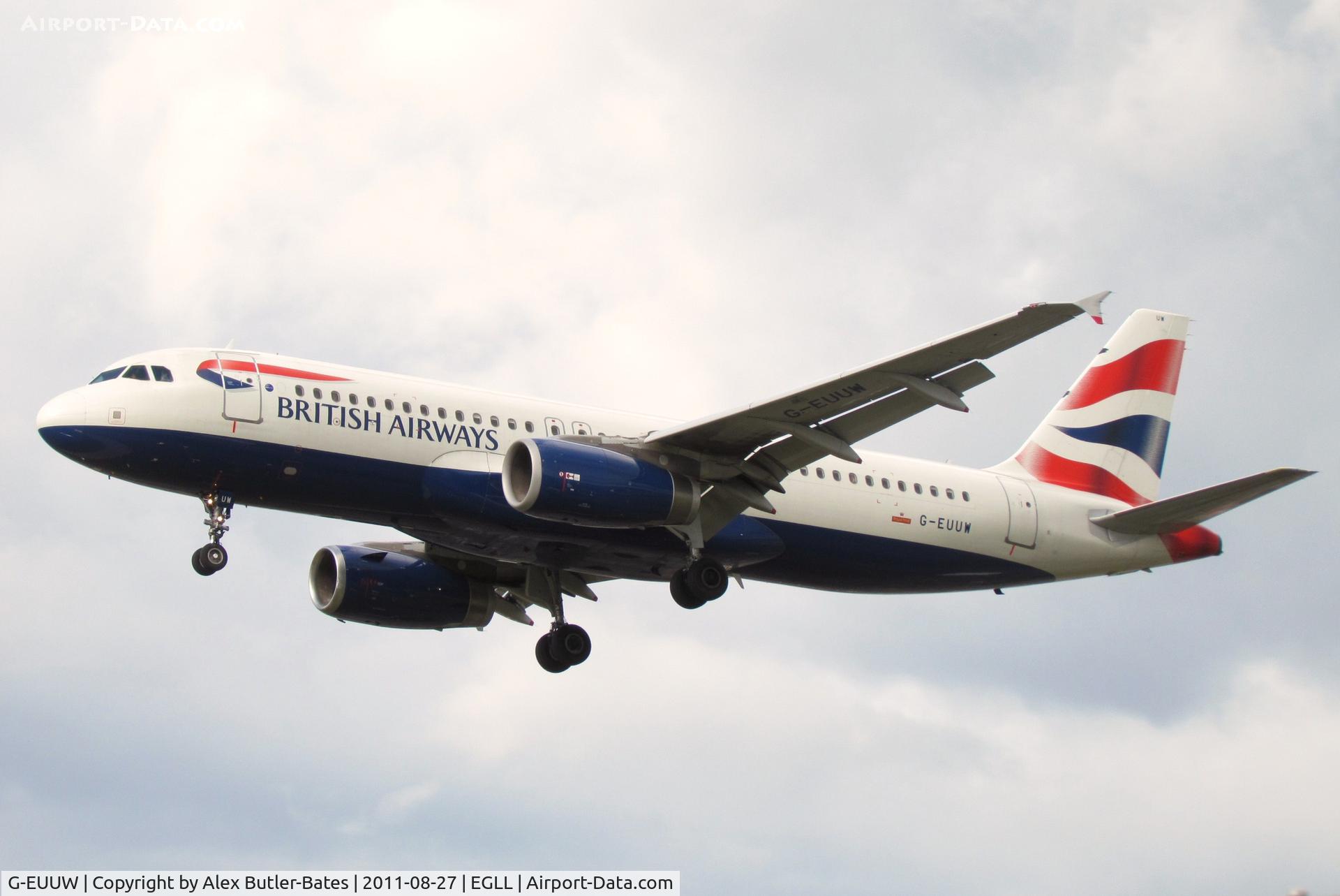 G-EUUW, 2008 Airbus A320-232 C/N 3499, 
