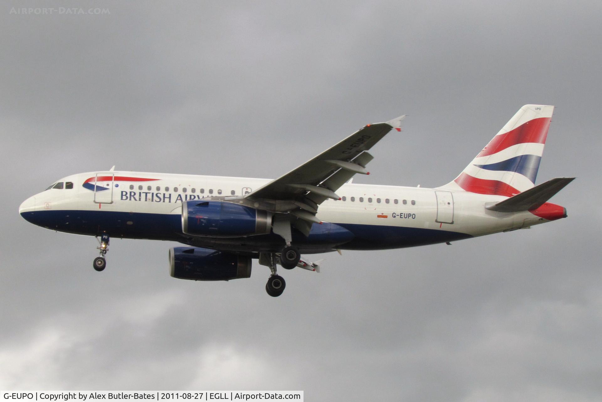G-EUPO, 2000 Airbus A319-131 C/N 1279, 