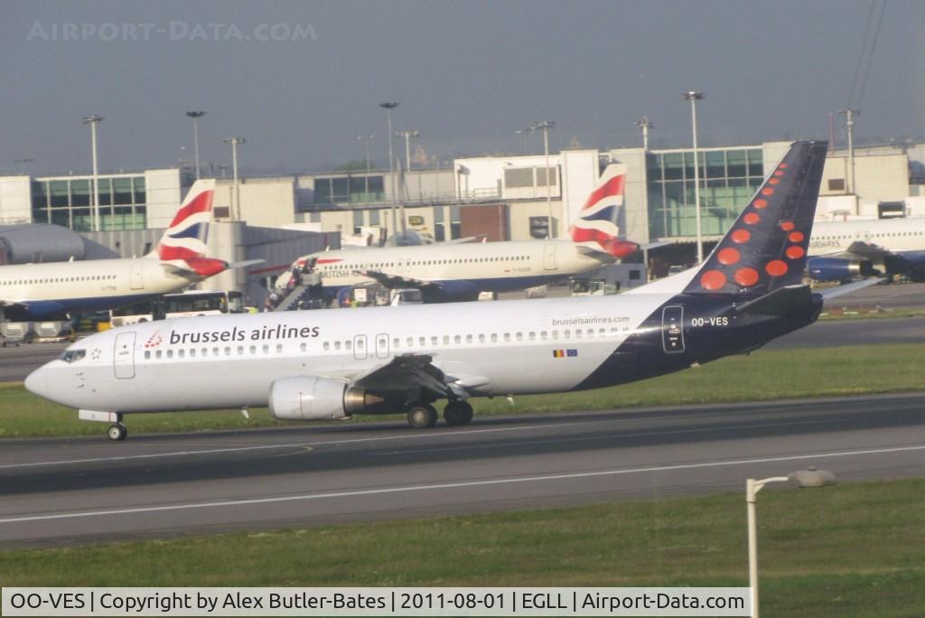 OO-VES, 1996 Boeing 737-43Q C/N 28493, 