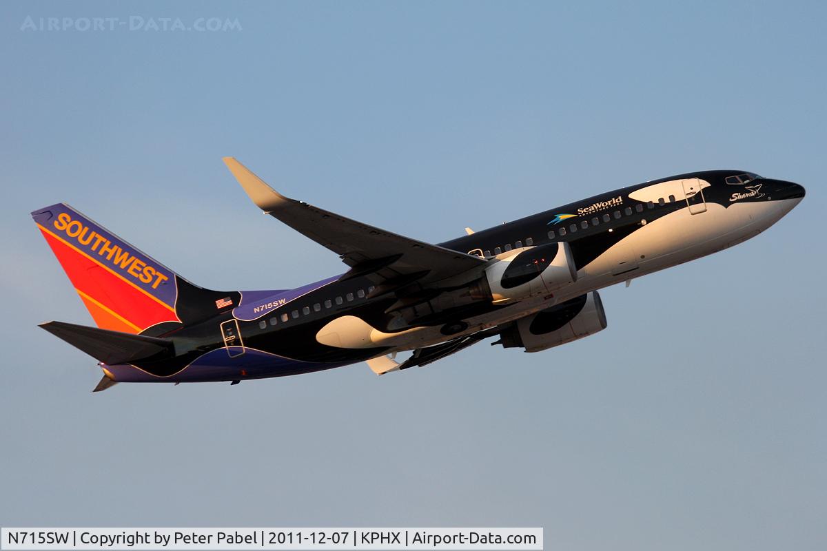 N715SW, 1998 Boeing 737-7H4 C/N 27849, USA Trip