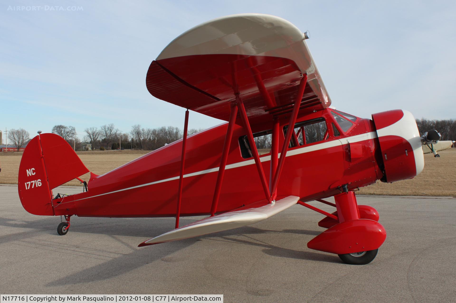 N17716, 1937 Waco YKS-7 C/N 4623, Waco YKS-7