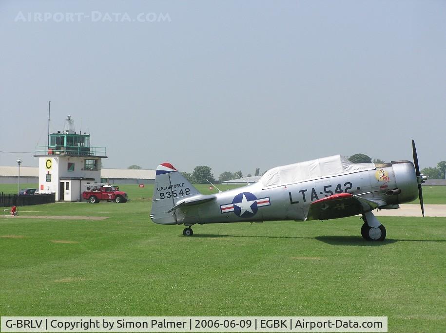 G-BRLV, 1954 Canadian Car & Foundry T-6 Harvard Mk.4 C/N CCF4-194, General view at Sywell