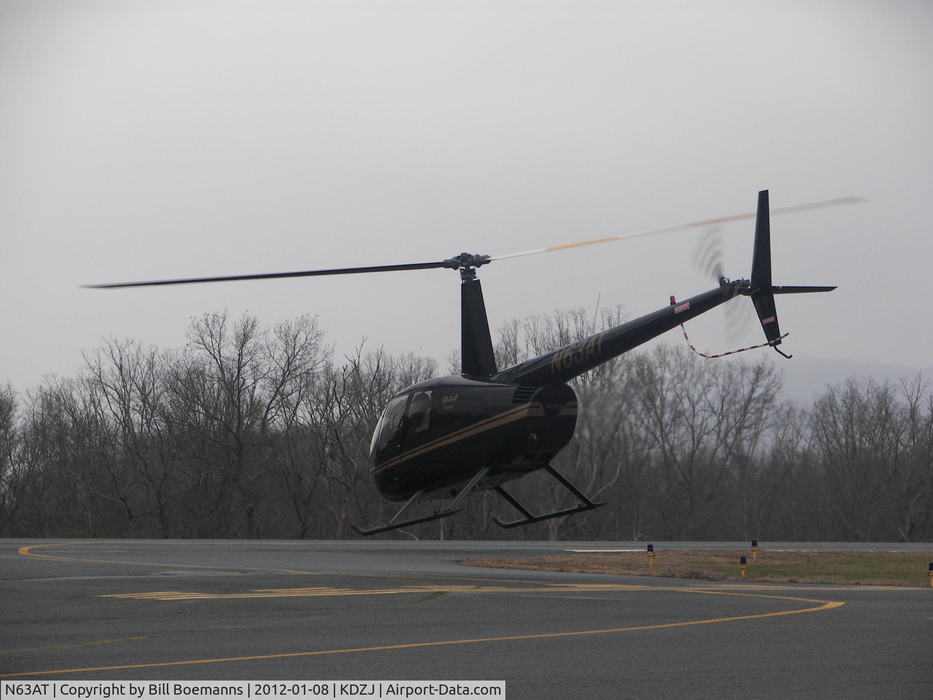 N63AT, 2001 Robinson R44 C/N 1049, Taken while taking off from Blairsville, GA
