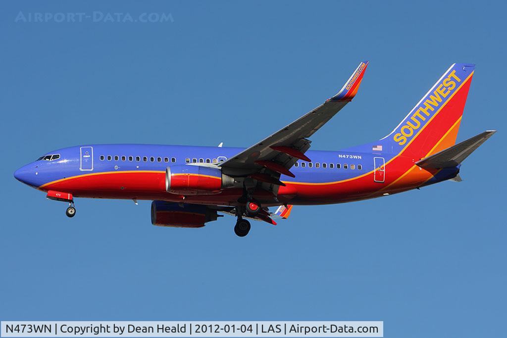 N473WN, 2004 Boeing 737-7H4 C/N 33832, Southwest Airlines N473WN on short final to RWY 25L.