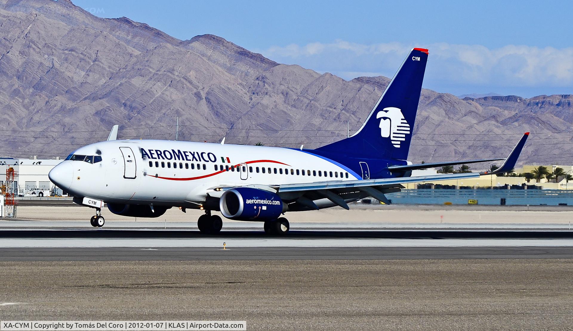 XA-CYM, 2007 Boeing 737-752 C/N 35124, XA-CYM AeroMexico 2007 Boeing 737-752 C/N 35124

- Las Vegas - McCarran International (LAS / KLAS)
USA - Nevada, January 7, 2012
Photo: Tomás Del Coro