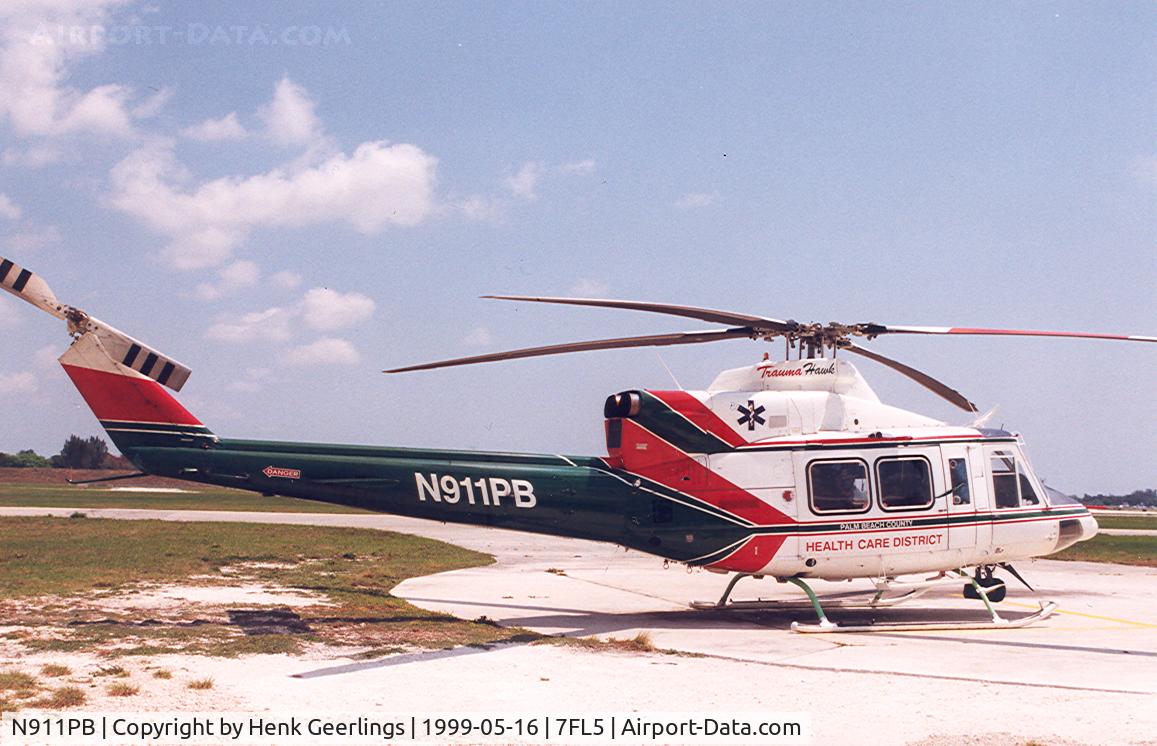 N911PB, Bell 412SP C/N 33186, Palm Beach County , Health Care District.