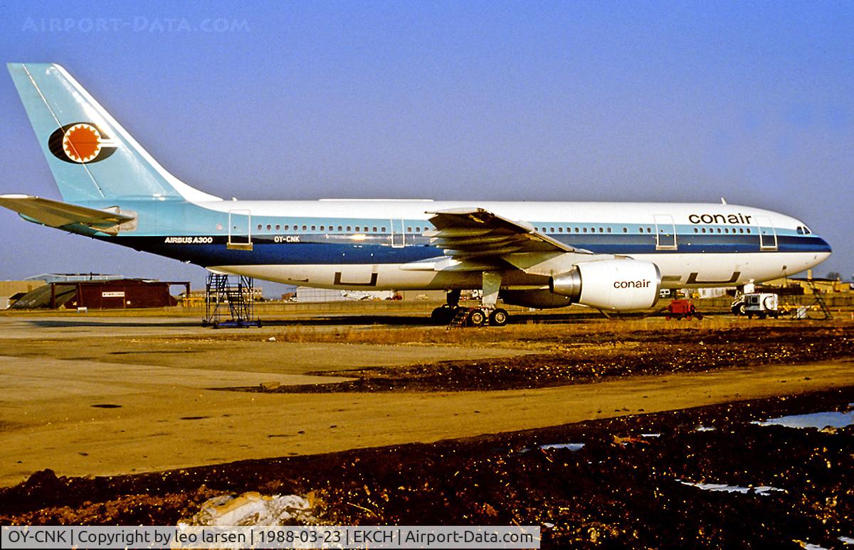 OY-CNK, 1979 Airbus A300B2-320 C/N 094, Copenhagen Kastrup 23.3.88