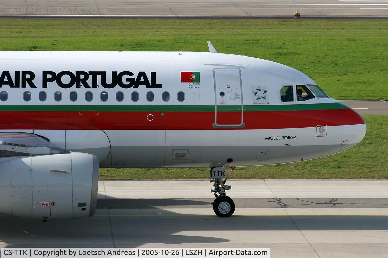 CS-TTK, 1999 Airbus A319-111 C/N 1034, TAP Air Portugal